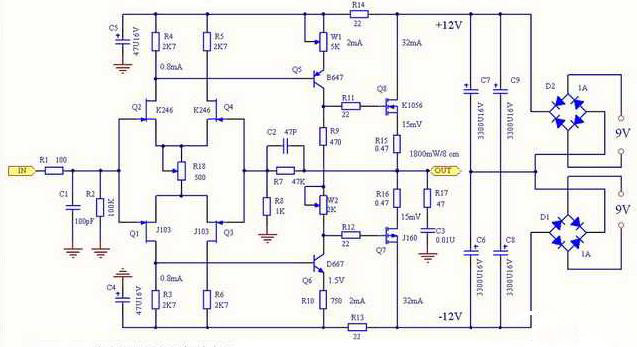 Car amplifier circuit diagram Car amplifier circuit diagram